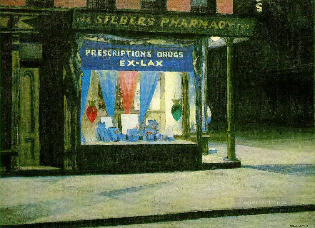 drug store 1927 Edward Hopper Oil Paintings